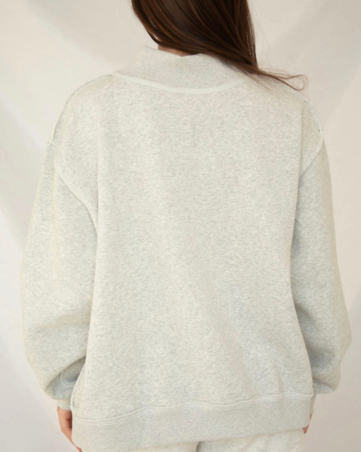 Pink Gingham JESUS Oversized Sweatshirt