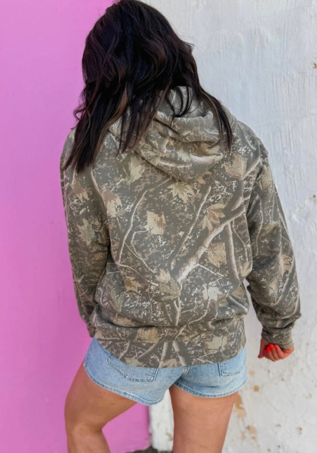Jesus Loves You Camo Graphic Hoodie